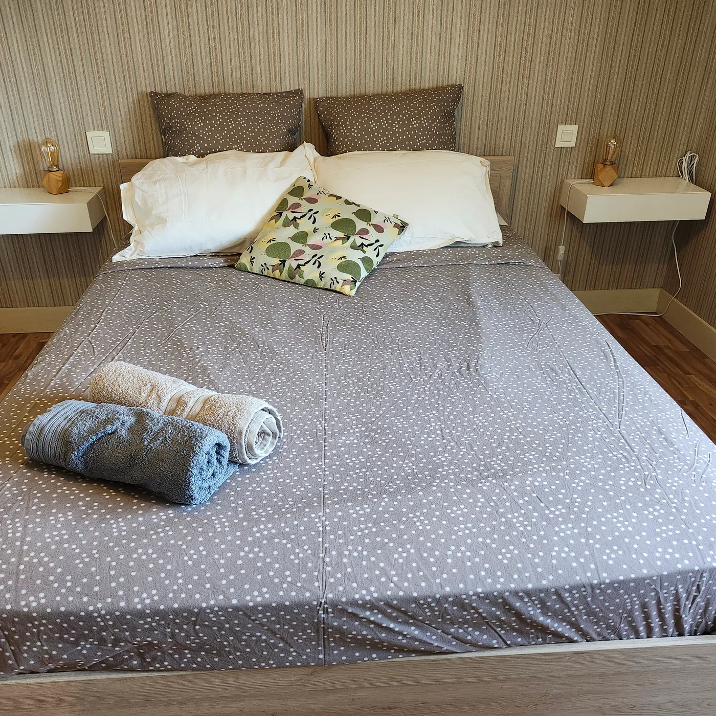 Chambre 4 le Lin du Gîte du Coteau, location de vacances aux Herbiers près du Puy du Fou