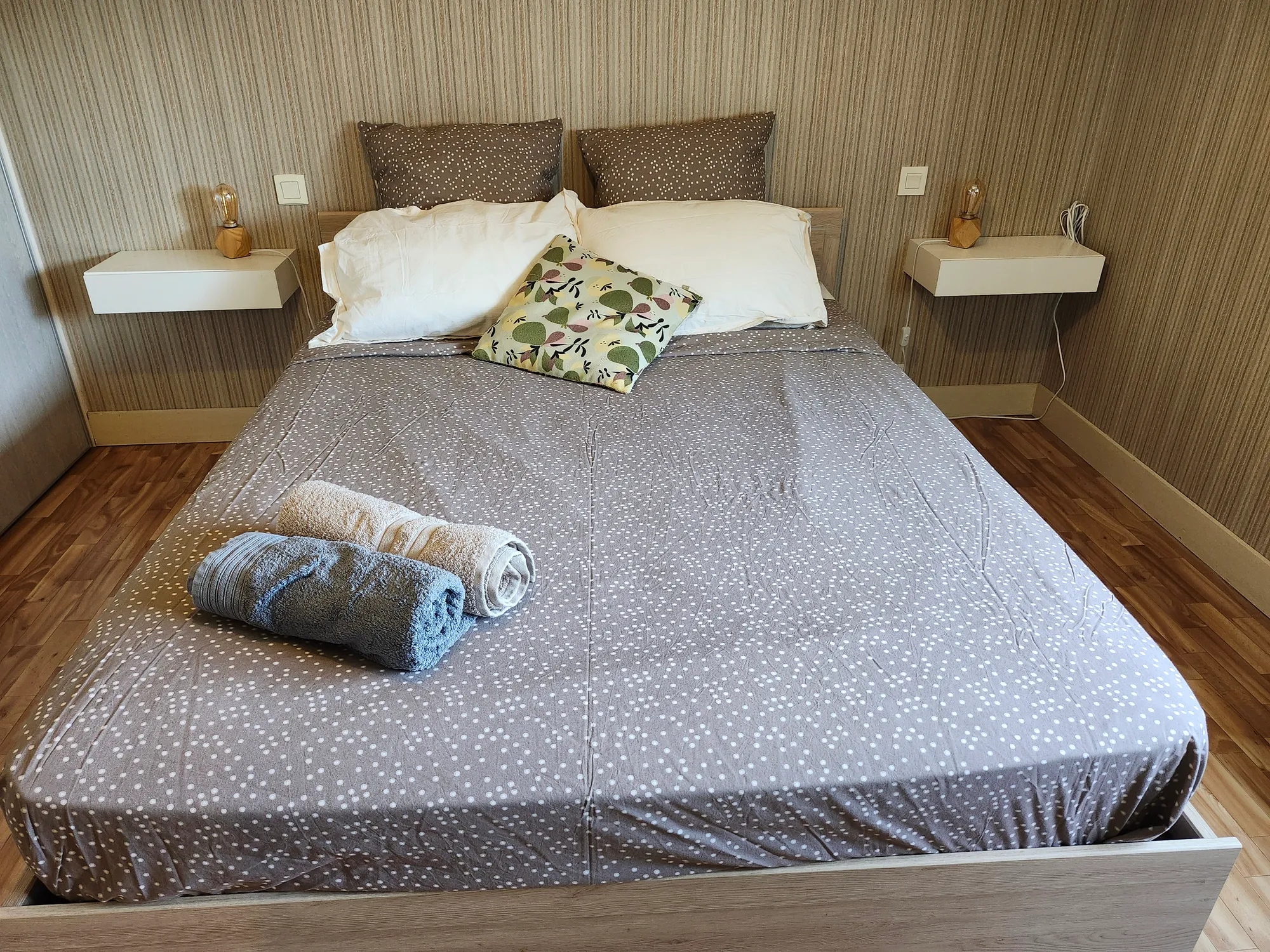 Chambre 4 le Lin du Gîte du Coteau, location de vacances aux Herbiers près du Puy du Fou